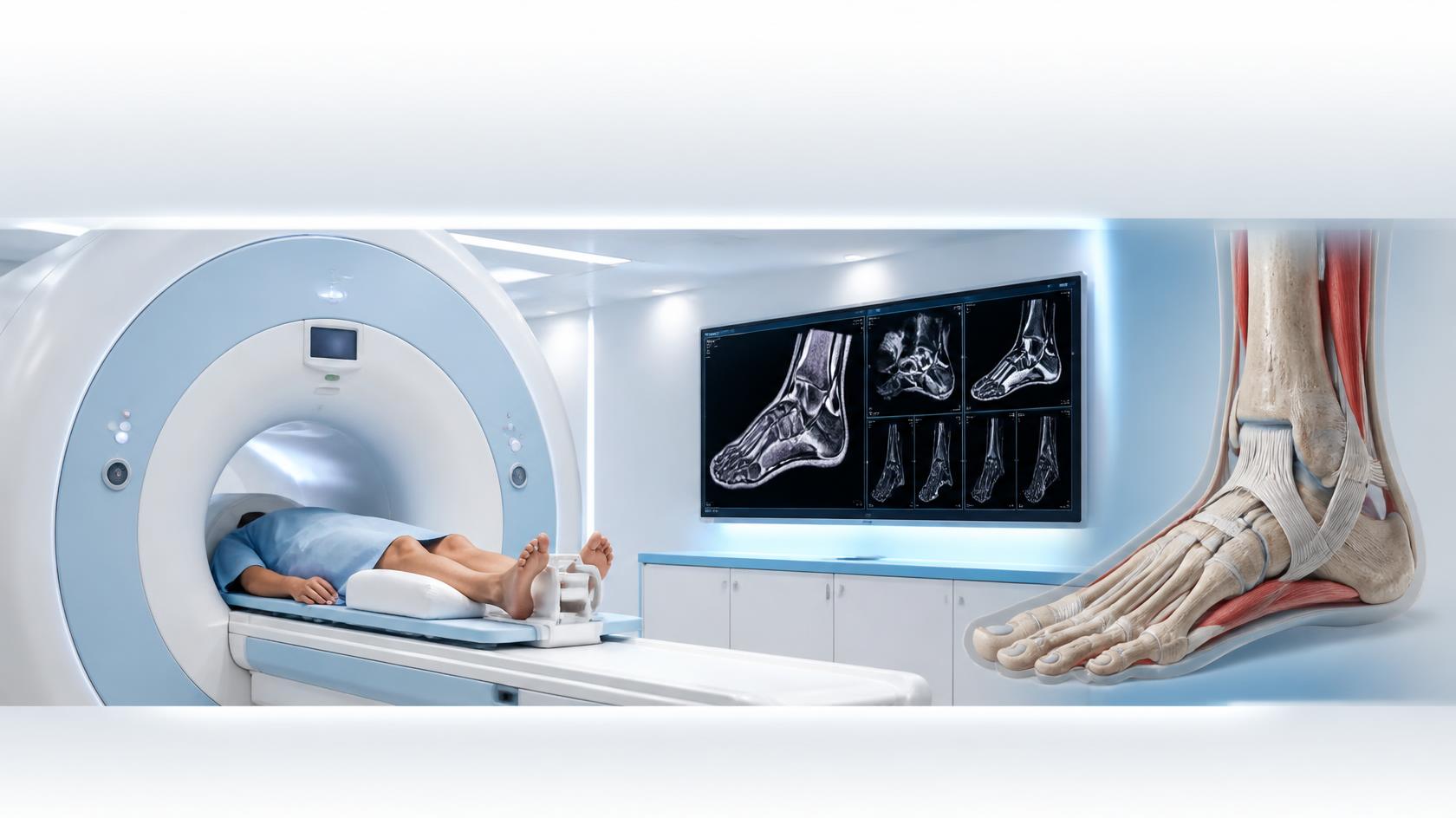 الرنين المغناطيسي على القدم MRI Foot: متى يُطلب؟ وما الذي يكشفه الفحص؟